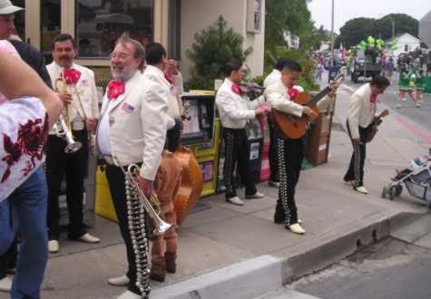 Mariachi band in the parade